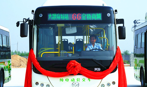 河北省保定市公交车LED线路牌安装项目