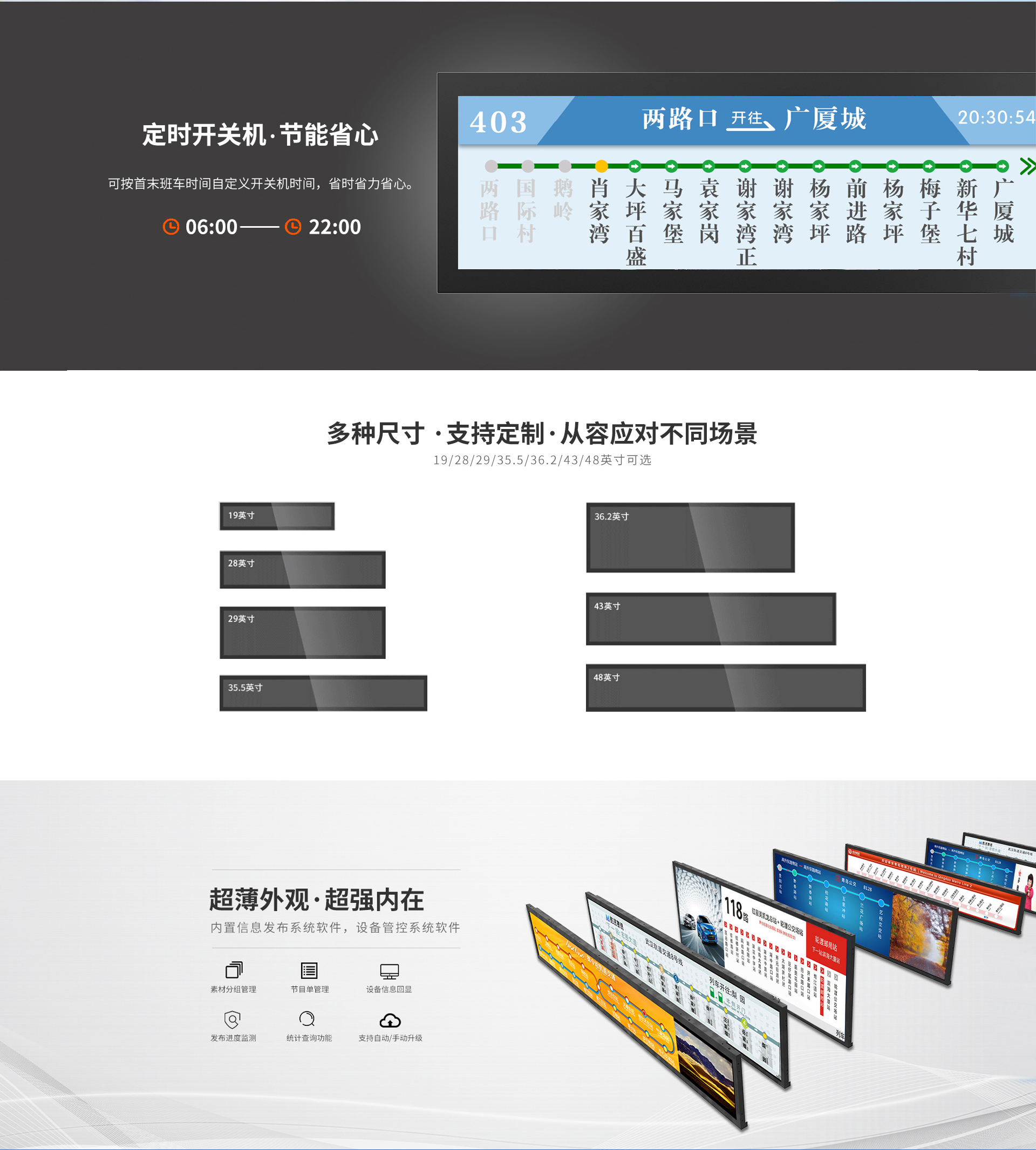 公交车LCD导乘屏37.8寸(图3)